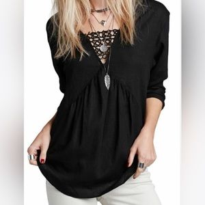 Free People Just Cruisin’ Linen Top